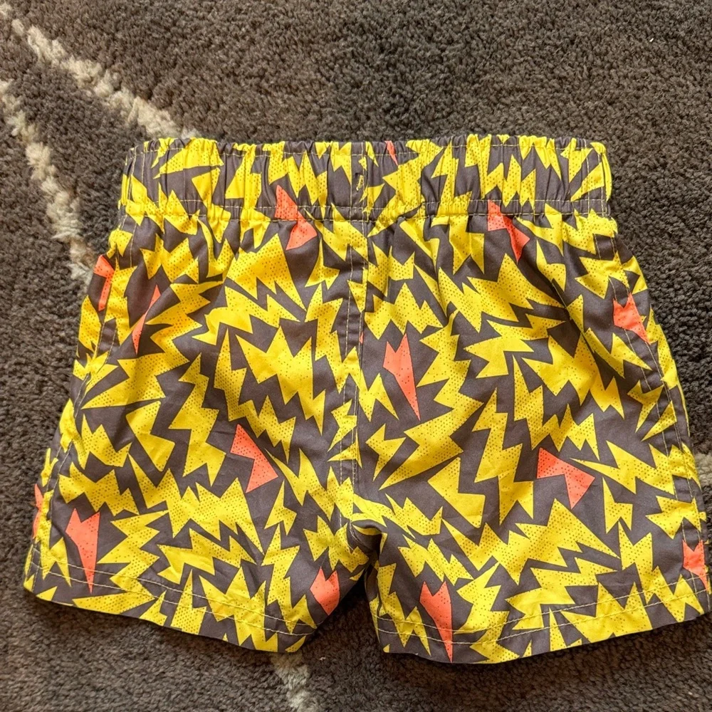 Cat & Jack Kids Swim Shorts Bathing Suit Rash guard Shirt Set size 2t